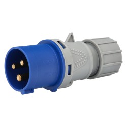 Cuerda Poliester Trenzada Blanco / Azul 5 mm. Bobina 200 m.