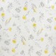 Mantel Hule Rectangular Flores Amarillas Impermeable Antimanchas PVC 140x250 cm. Recortable Uso Interior y Exterior