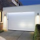 Burlete Para Puertas De Garaje Aluminio Blanco Con Goma 2,5 m. Perfil Bajo Cochera Cepillo De Puerta, Burlete Garaje